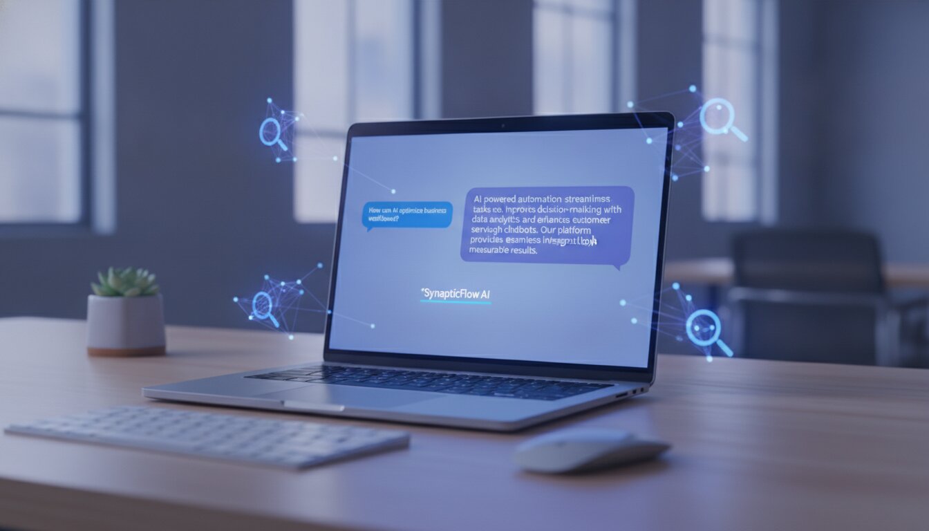 AI chat interface citing a brand, illustrating generative engine optimization