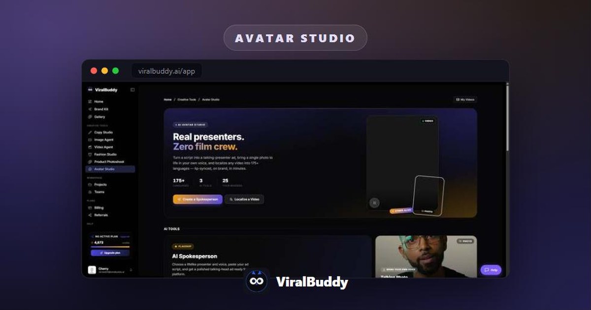 Viral Buddy Avatar Studio — how to use it