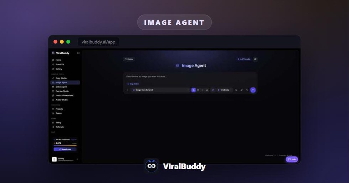 How to Use the Image Agent — Viral Buddy guide cover